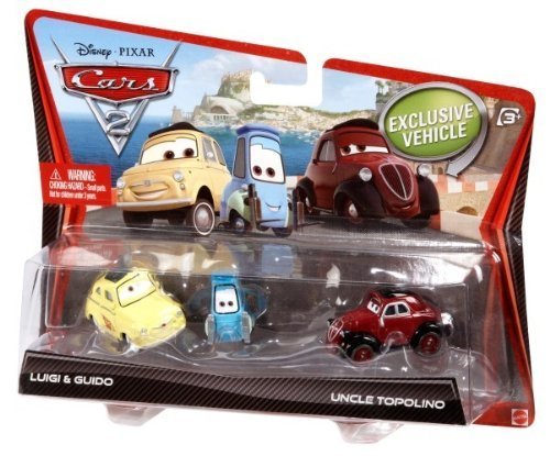 AUTA 2 - CARS 2 - DWUPAK - MATTEL - V2837