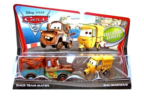 AUTA 2 - CARS 2 - DWUPAK - MATTEL - V2841