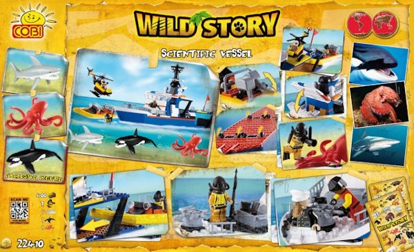 COBI - KLOCKI - WILD - STORY - STATEK - BADAWCZY - 22410