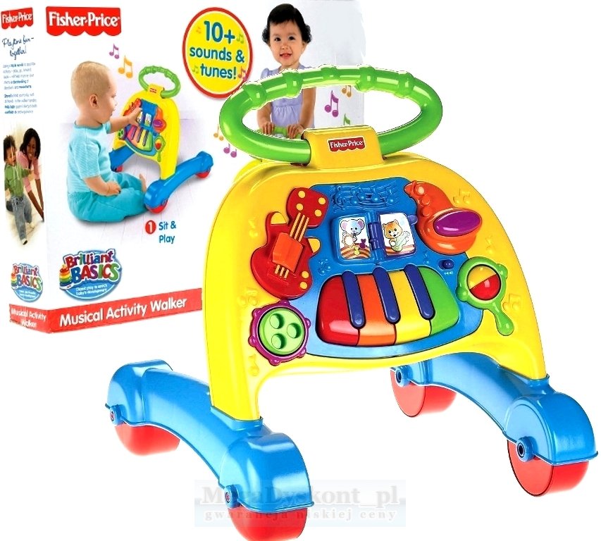 FISHER - PRICE- CHODZIK - PIANINKO - V3254