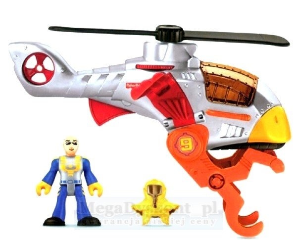 FISHER - PRICE - IMAGINEXT - MAŁY - SAMOLOT - HELIKOPTER - X5253 - X5257