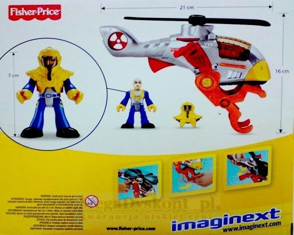 FISHER - PRICE - IMAGINEXT - MAŁY - SAMOLOT - HELIKOPTER - X5253 - X5257