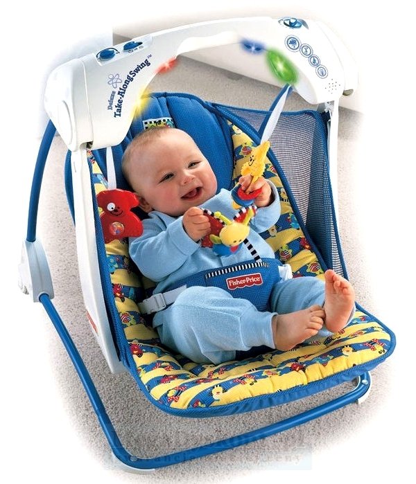 FISHER - PRICE - LEŻACZEK - HUŚTAWKA - C5858