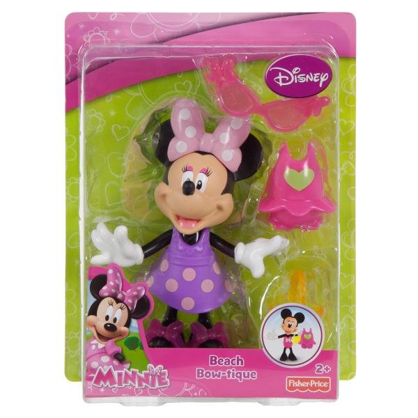 FISHER - PRICE - MODNA - MINNIE - Z - DODATKAMI - PLAŻA - W5109 - X6141