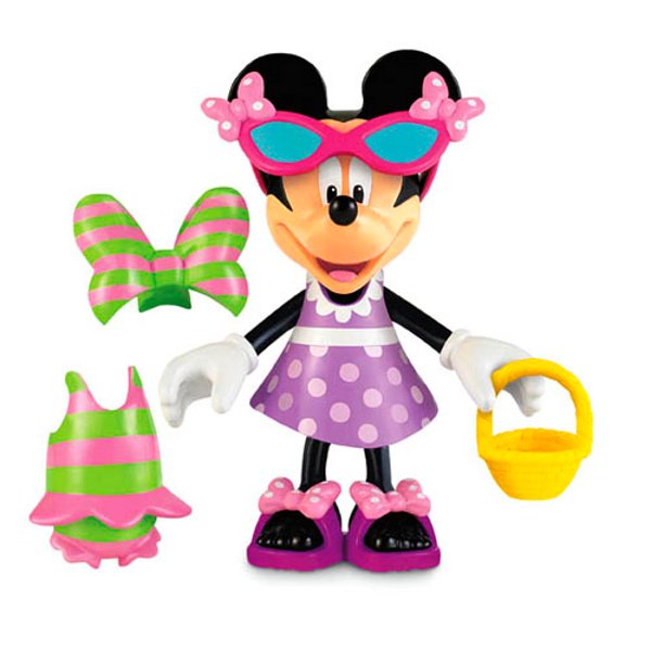 FISHER - PRICE - MODNA - MINNIE - Z - DODATKAMI - PLAŻA - W5109 - X6141