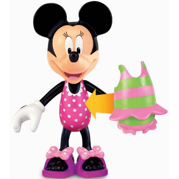 FISHER - PRICE - MODNA - MINNIE - Z - DODATKAMI - PLAŻA - W5109 - X6141