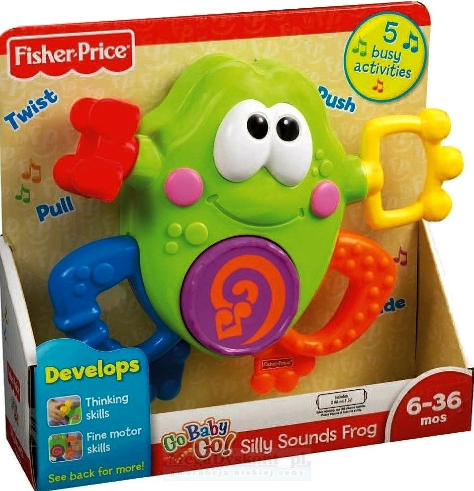 FISHER - PRICE- ŻABKA - ŚMIESZKA - W4121