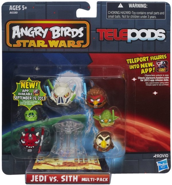 HASBRO - ANGRY - BIRDS - STAR - WARS - TELEPODS - A6180