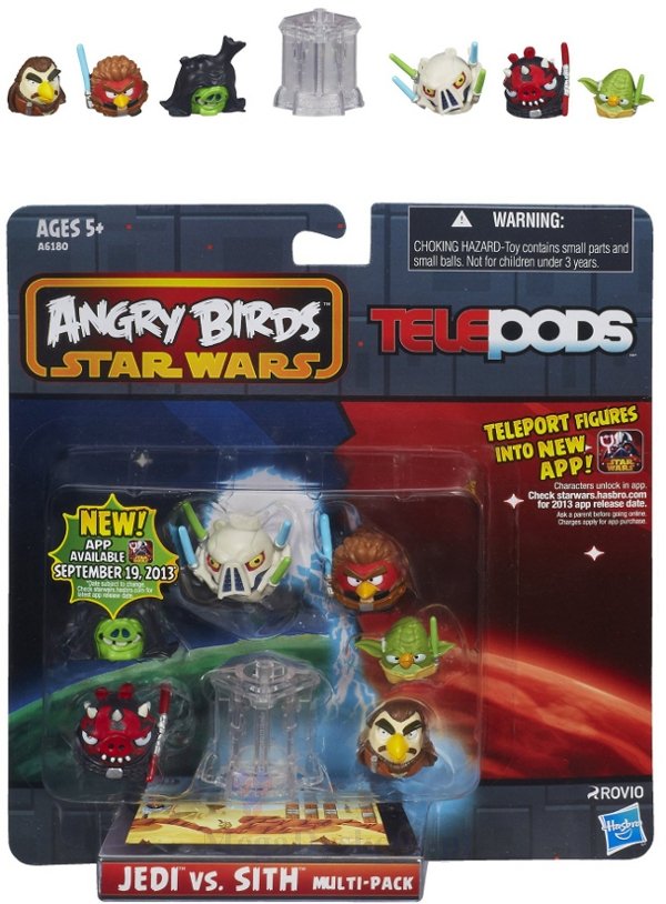 HASBRO - ANGRY - BIRDS - STAR - WARS - TELEPODS - A6180