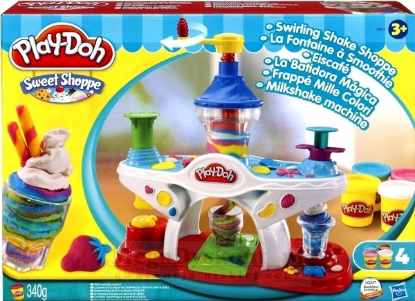 HASBRO - CIASTOLINA - PLAY DOH - ZAKRĘCONA - CUKIERNIA - 4TUBY - GRATIS - 38131