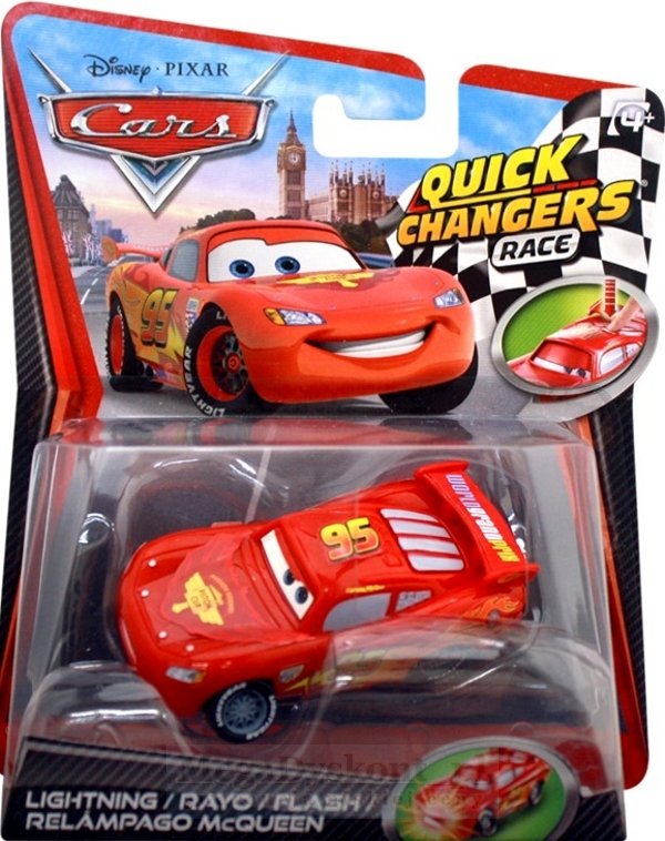 MATTEL - CARS2 - SZYBKA - ZMIANA - AUTKA - X0611 - 