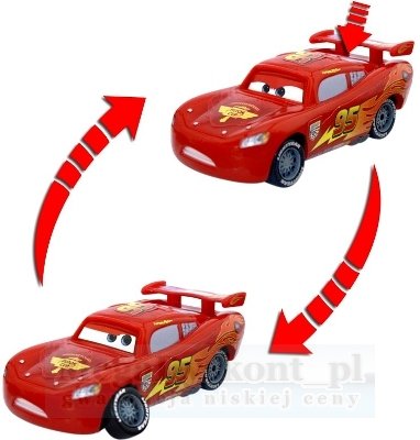 MATTEL - CARS2 - SZYBKA - ZMIANA - AUTKA - X0611 - 