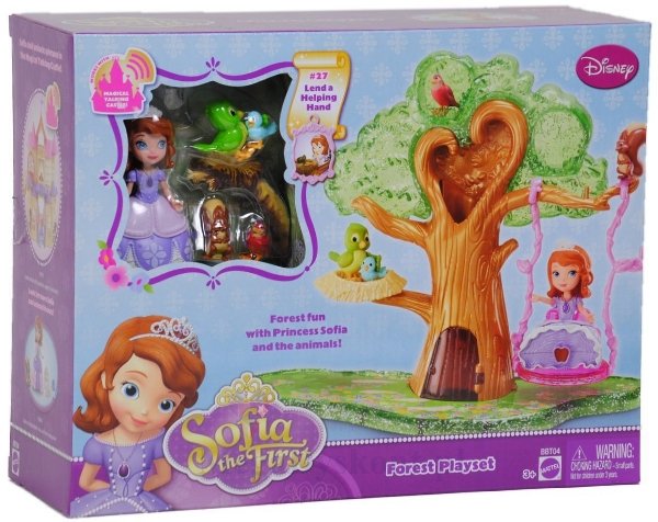 MATTEL - DISNEY - ZOSIA - ZWIERZĄTKA - BBT04