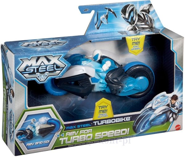 MATTEL - MAX - STEEL - TURBO - MOTOCYKL - Y1406