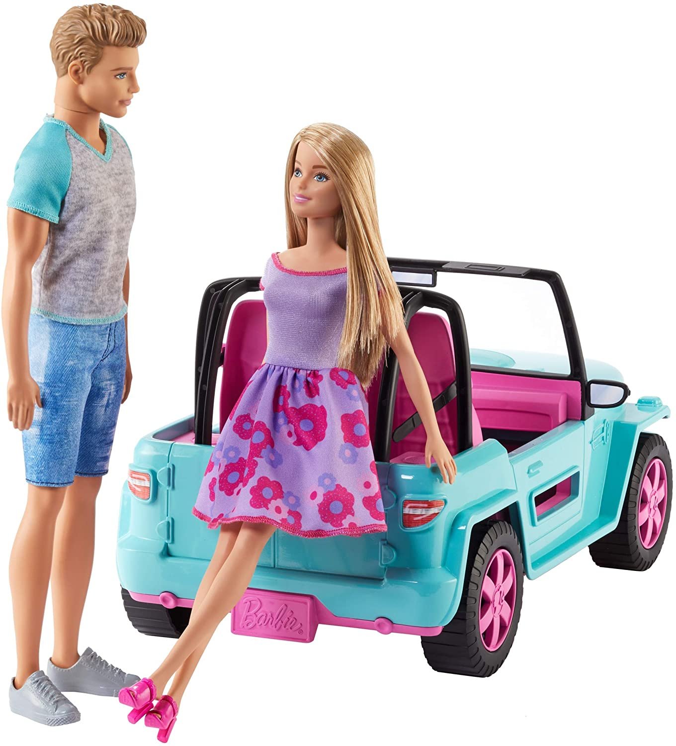 Lalka Barbie i Ken Plażowy Jeep GHT35 MegaDyskont.pl